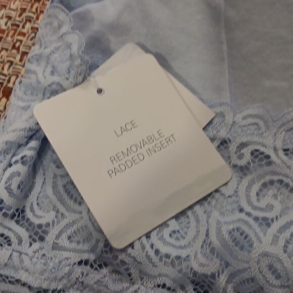 New XL Brami Tranquility & True Light Blue Lace New With Tags - Picture 4 of 5